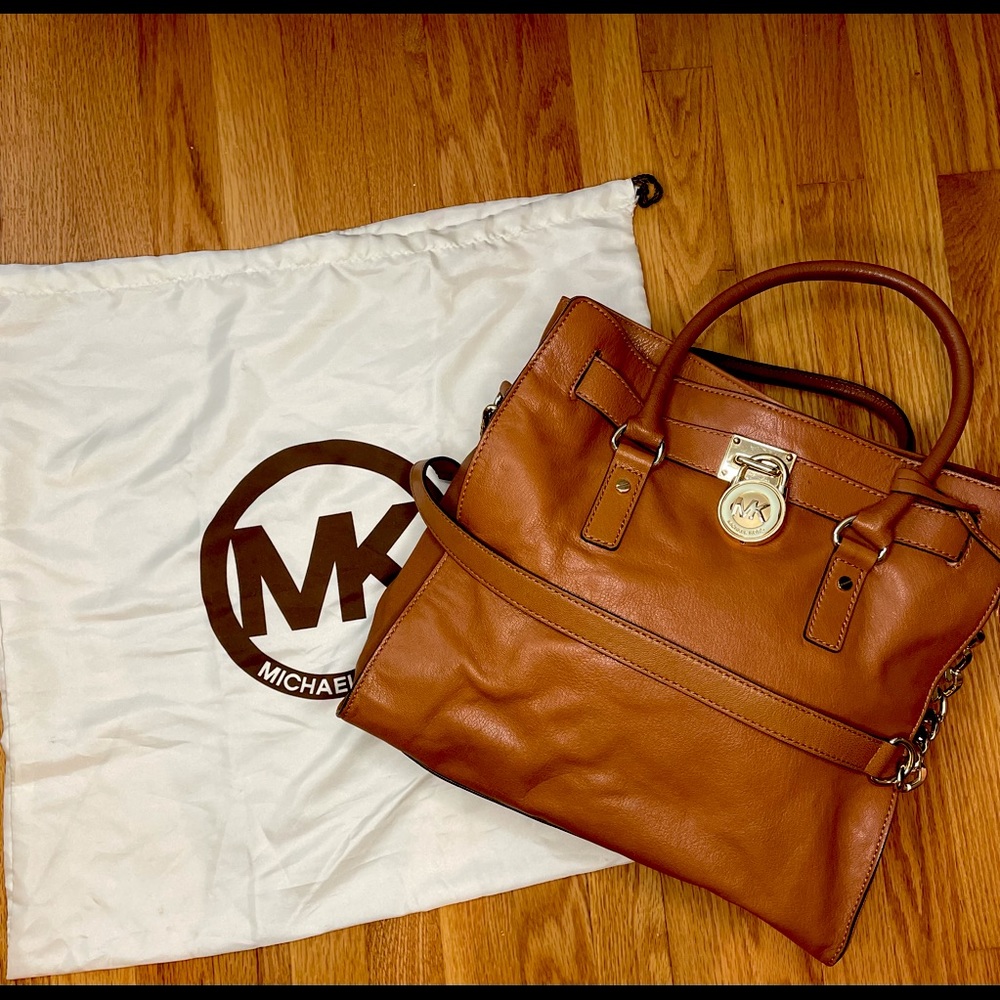 Michael Kors Hamilton Bag in Cognac